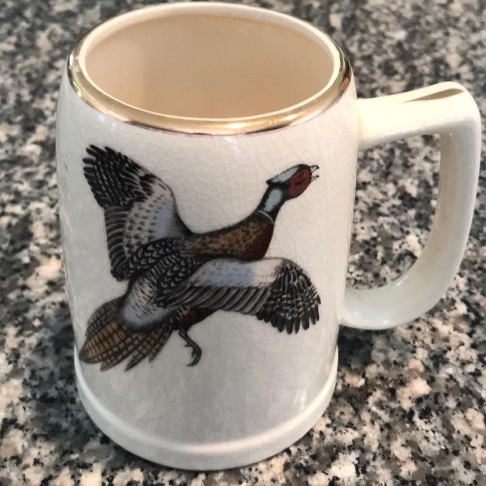 Vintage Quail Mug